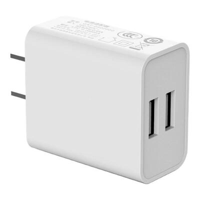 现货批发5V2A充电头10W三口双口