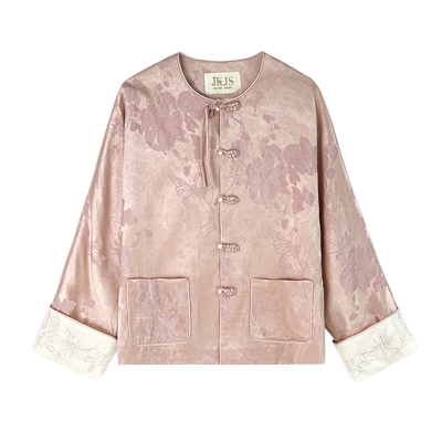 刺绣短外套JKJS盘扣国风