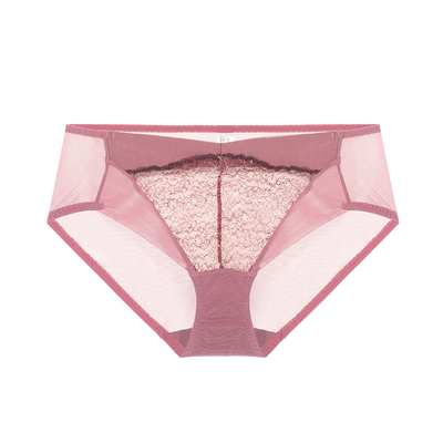 夏娃之秀蕾丝低腰透气三角内裤