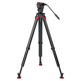 萨科勒Sachtler 沙雀aktiv8套装flowtech 75萨拿快速架设碳纤维三脚架+液压云台拍电影采访视频拍产品三角架