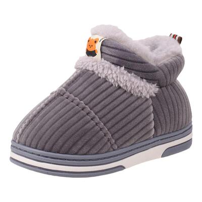 冬季儿童包跟棉鞋男女童