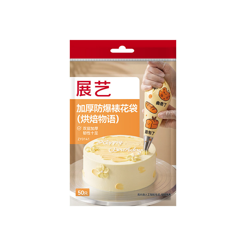 展艺一次性冰激凌裱花袋