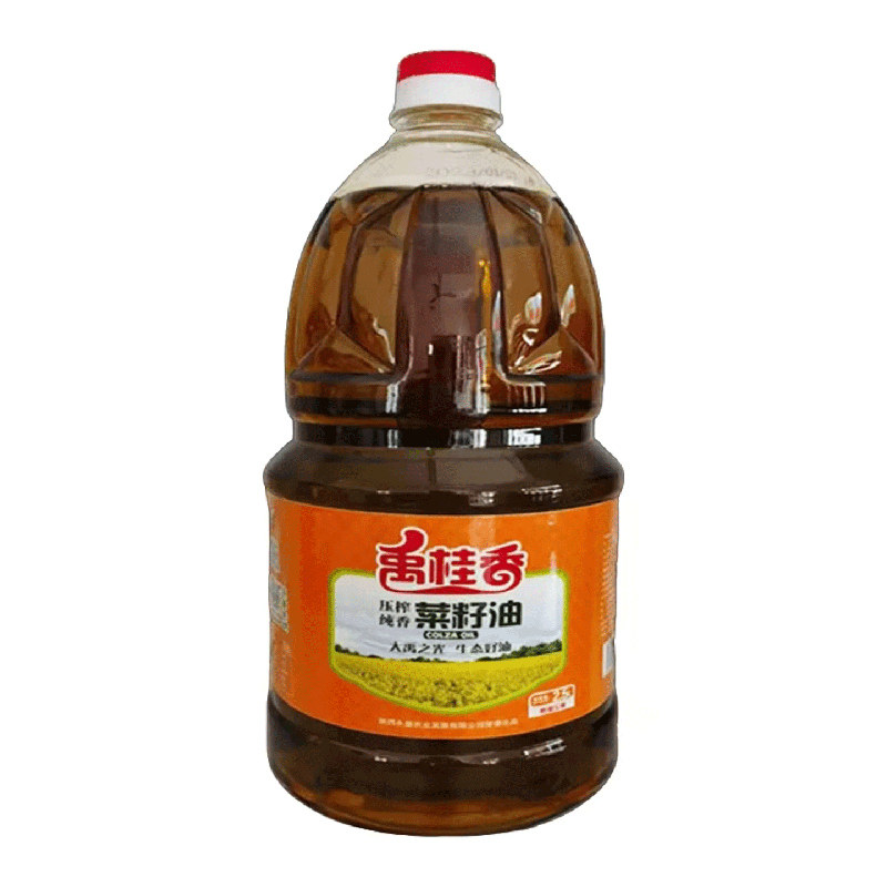 汉中农家现压浓香菜籽油2.5L