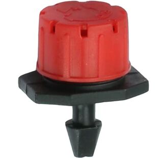 8孔调节 红色滴头 果树 可调流量 滴灌头微喷灌溉园艺八孔 小红帽