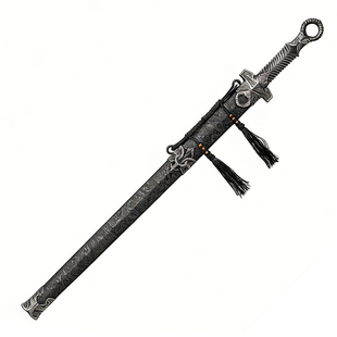 龙泉刀剑纯手工锻造宝剑一体天姬剑汉剑古风长剑高锰钢环首未开刃