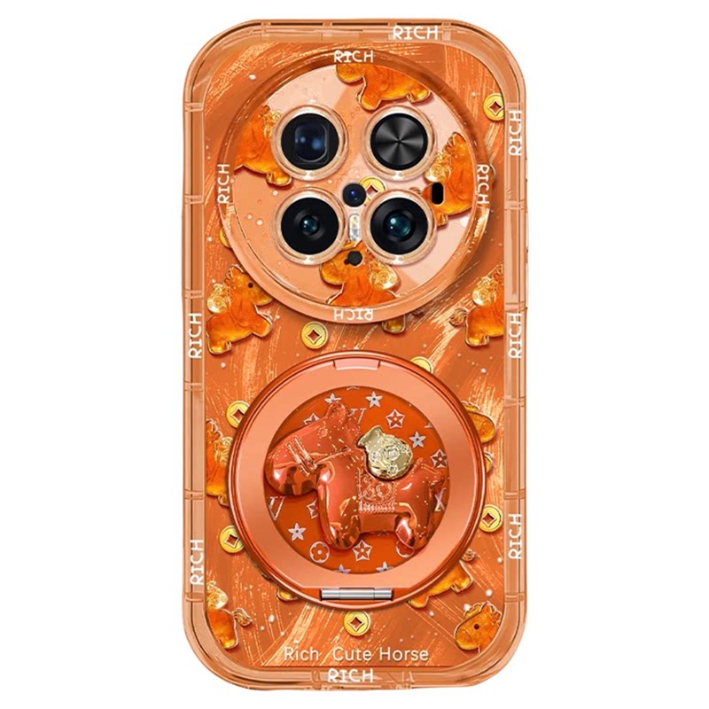 2026新年金币小马适用华为mate70pro手机壳新品高级感mate80网红爆款手机壳mate60pro好看的外壳防摔保护套女