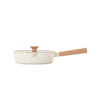 钛陶瓷不粘锅无化学涂层煎炒锅