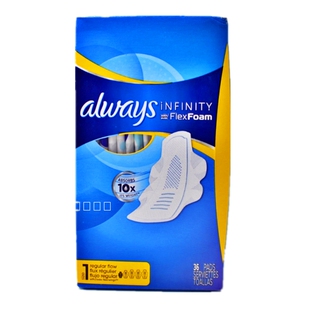 现货 美国always infinity液体卫生巾棉柔超薄日夜用36片加长可选