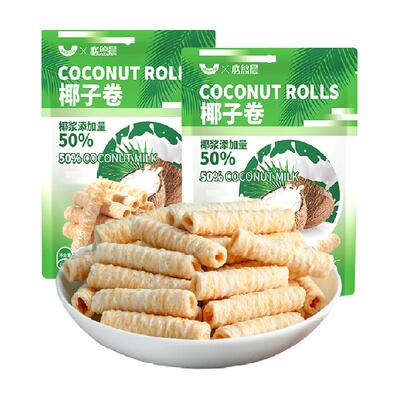 Peppito椰子味鸡蛋卷饼干300g