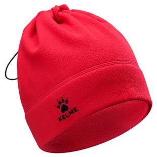 卡尔美保暖帽子女围脖三合一摇粒绒秋冬季防寒防冻运动骑行登山男