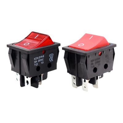 16A30A船型开关按钮4脚6脚全系列