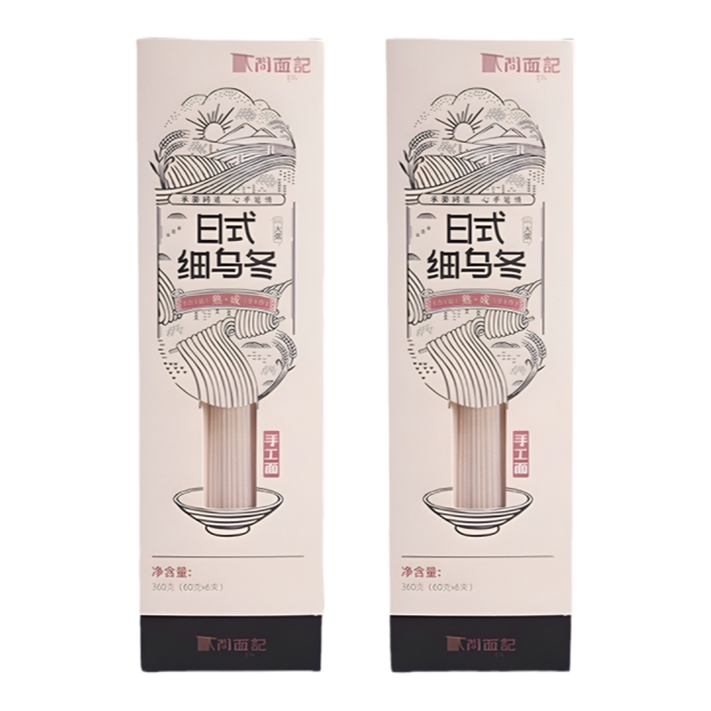 问面记日式细乌冬面条360g苏州吴江手工挂面拉面速食宝宝早餐面条