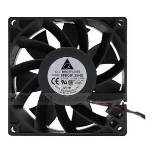 正品台达 FFB0912EHE 9038 12V 1.50A 9CM 暴力大风量双滚珠风扇
