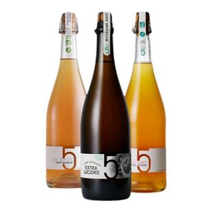诺曼底法国自然香槟发酵无添加起泡酒五圣坛酒小农有机苹果西打酒