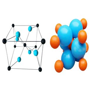 金红石二氧化钛晶胞结构球棍堆积模型科研大学中学晶体教学工具品