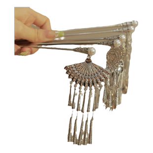 复古民族风风铃流苏发簪高级感个性盘发钗簪子女古风汉服发插头饰