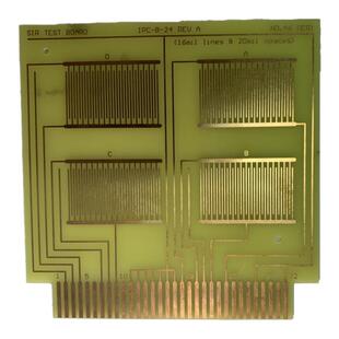 印刷线路板 标准SiR治具 涂层绝缘性测试 IPC-B 24 裸铜梳型图形