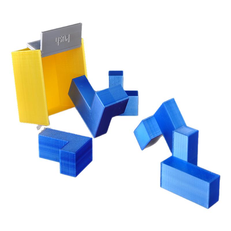 3D收纳puzzle推拉盒子PUSH-PULL