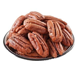 新货碧根果仁500g长寿果干坚果炒货孕妇零食非山核桃仁原味罐装