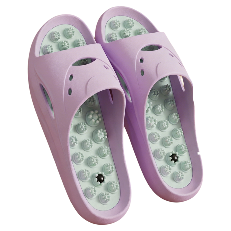 ECAC足底按摩拖鞋女2026新款男防滑防臭指压板脚底穴位保健养身鞋