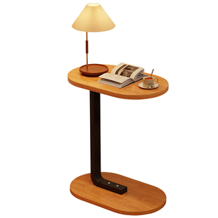 简易床头柜子家用主卧室置物架小型床边桌替代品神器超窄创意边几