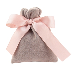 新款绒布袋子抽绳束口袋饰品发饰发夹珠宝防尘收纳小布袋定制logo