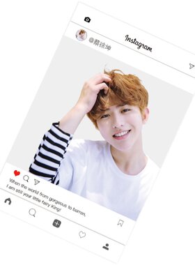ins透卡定制明星卡来图定制卡片