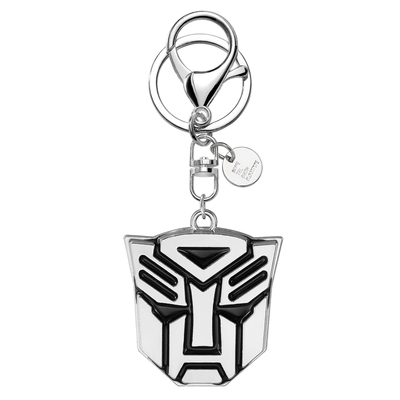 汽车人擎天柱威震天钛钢钥匙扣潮