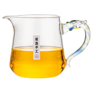 玻璃公道杯2026新款高端茶滤网一体过滤分茶器高颜值公杯功夫茶具
