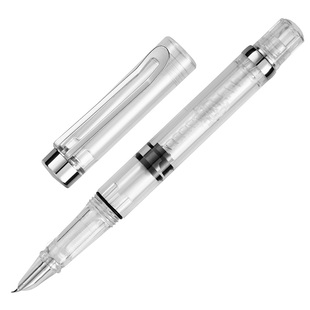 透明美工钢笔暗包尖弯尖粗小翘头大容量活塞吸墨专业级瘦金体小学生用练字老师批改作业签字名绘画