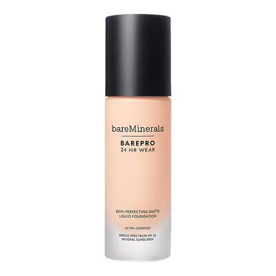 贝茗粉底液矿物粉底遮瑕持妆油痘肌养肤粉底官方bareMinerals
