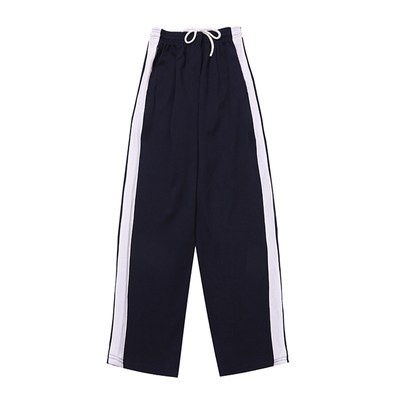 校服裤子中小学生一道杠纯棉夏薄