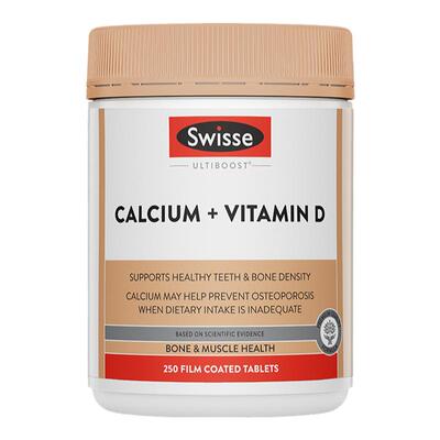 swisse斯维诗中老年人钙片维生素D钙镁女性腿抽筋腰腿疼骨质疏松