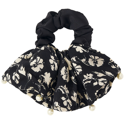 兰诺碎花珍珠大肠发圈女