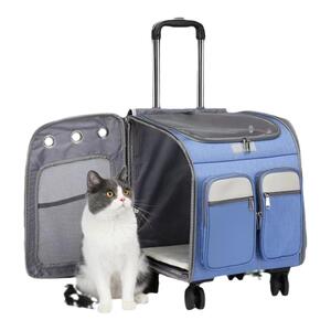 猫包便携透气两只狗狗外出拉杆箱
