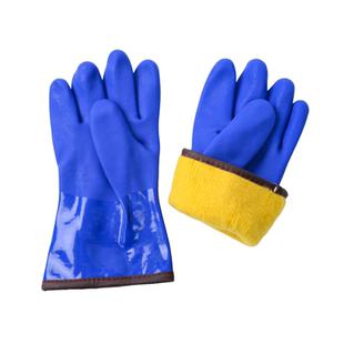 耐油防寒手套 双层保暖加厚防冻防水冰库劳保工业渔业抓鱼东亚958