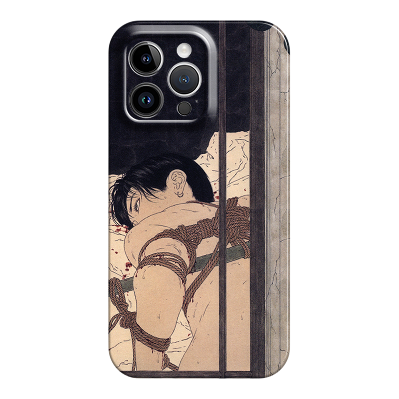 浮世绘插画少年适用iphone16promax菲林手机壳15苹果17华为p70荣耀300vivos20iqoo13软红米