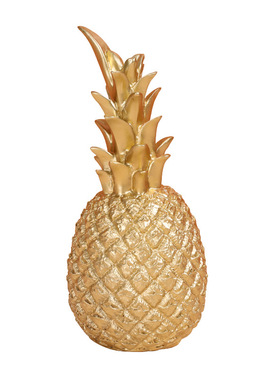 立体菠萝摆件轻奢家居客厅玄关样板房软装饰品凤梨北欧摆设工艺品