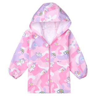 新款冬季儿童罩衣女童防水防脏羽绒服护衣男女宝宝外穿洋气画画衣