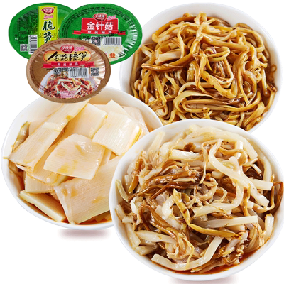 乐隆隆金菇脆笋配粥下饭小菜