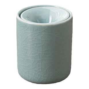 晨翔漏斗烟灰缸家用客厅高级网红创意大号陶瓷烟缸办公室风防飞灰