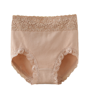 外贸出口日本原单女士纯棉内裤高腰收腹大码胖MM无痕产后包臀短裤