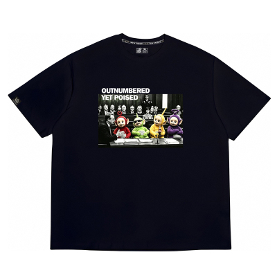 敌众我寡依然优雅t恤短袖衣服