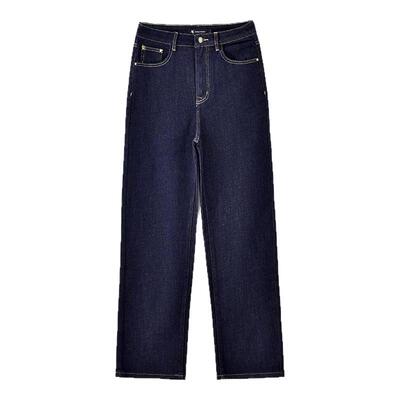 保罗彼得新款女士休闲牛仔裤直筒宽松百搭显瘦休闲长裤BLDC19790