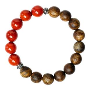 喜运宝「成长之喜」沉香柿子红南玛瑙红手串国风手链新中式礼物