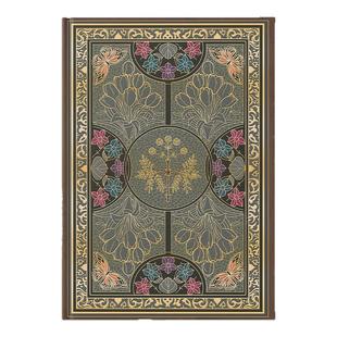 四方伙伴A6B5硬面精装本极昼语集轻奢烫金高颜值笔记本子送礼记录本高档复古日记本横线摘抄记事本创意手账本