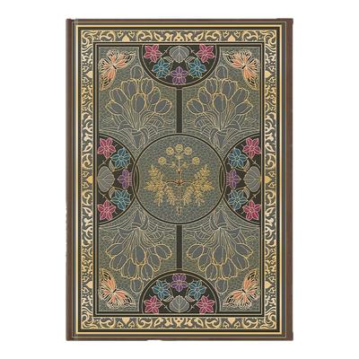 四方伙伴A6B5硬面精装本极昼语集轻奢烫金高颜值笔记本子送礼记录本高档复古日记本横线摘抄记事本创意手账本