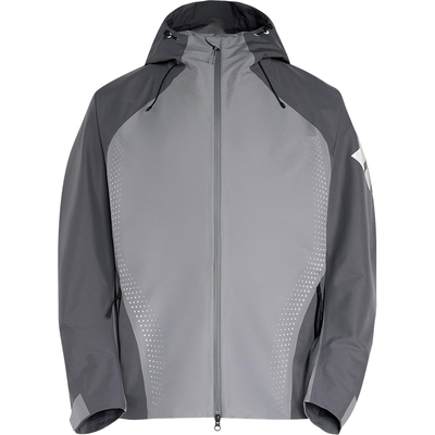 Adidas/阿迪达斯正品2025冬季款男士日常连帽拼接运动外套KH0504