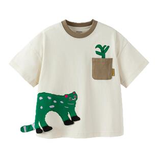 迷你巴拉巴拉男童女童短袖T恤夏季宝宝纯棉半袖联名萌趣儿童上衣t