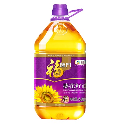 福临门一级压榨葵花籽油5.436L